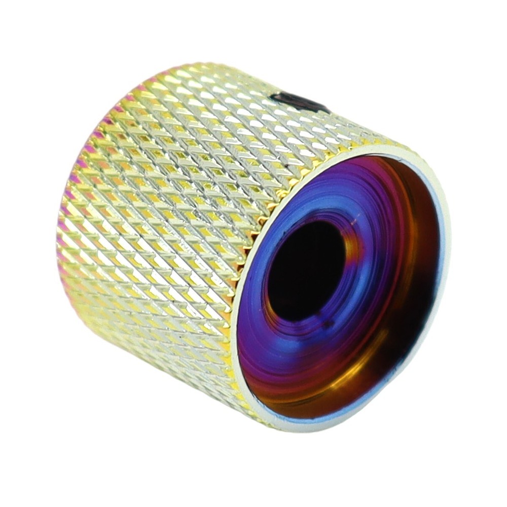 4Pcs Metal Purple Dome Guitar Knobs Volume Tone Guitar Speed Control Knobs Gold