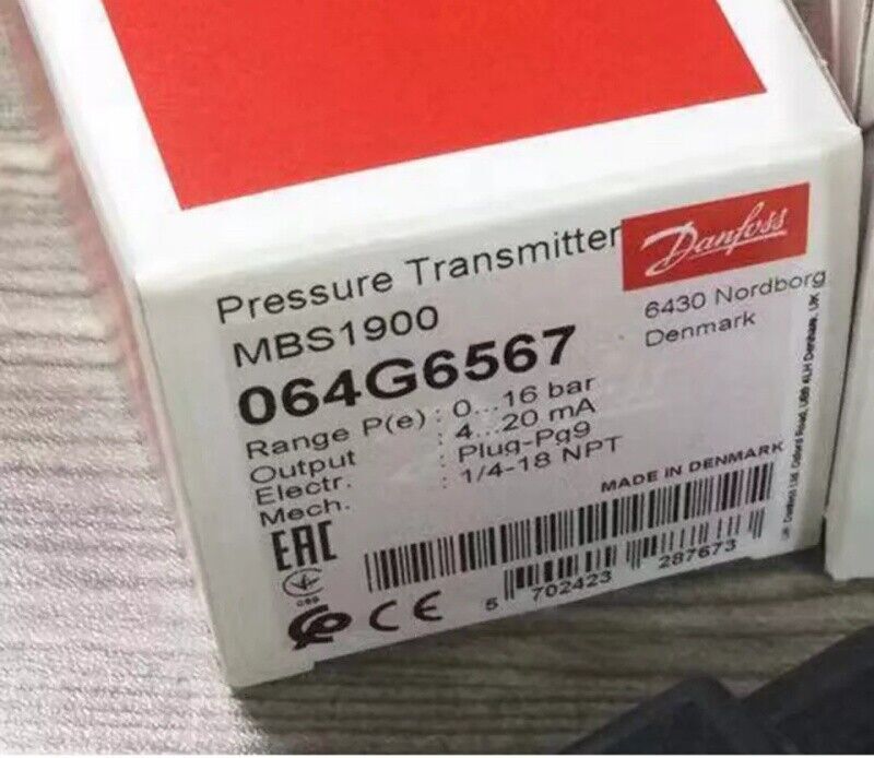 1pcs Danfoss MBS1900 pressure sensor 064G6567