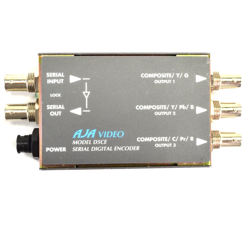 AJA D5CE SD-SDI to Component or Composite Converter Serial Digital Encoder No PS