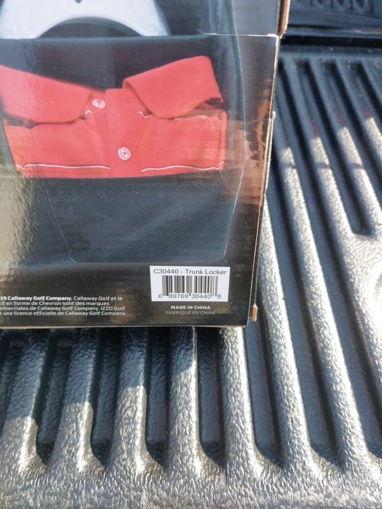 Callaway Golf Trunk Locker Storage Organizer Adjustable Ventilated 19x15x6.5 EUC