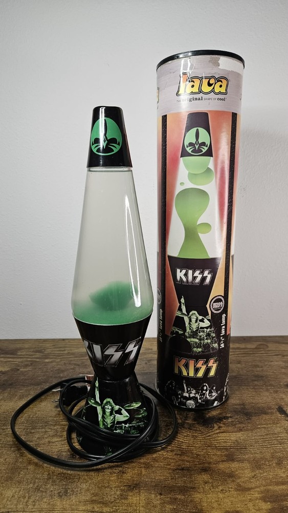 Eric Singer Kiss 2010 14 1/2 Lava Lamp Green.