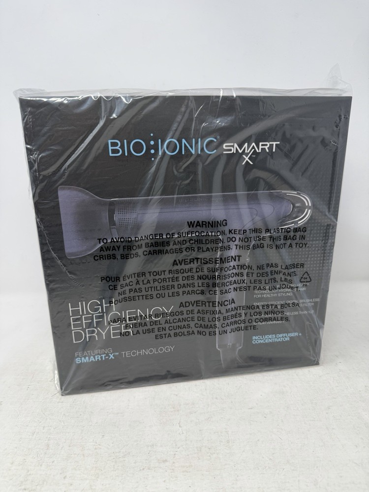 Bio Ionic SMART-X Hair Dryer With Diffuser And Concentrator