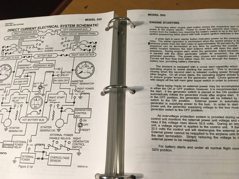 Citation Bravo, Model 550 Operating Manual