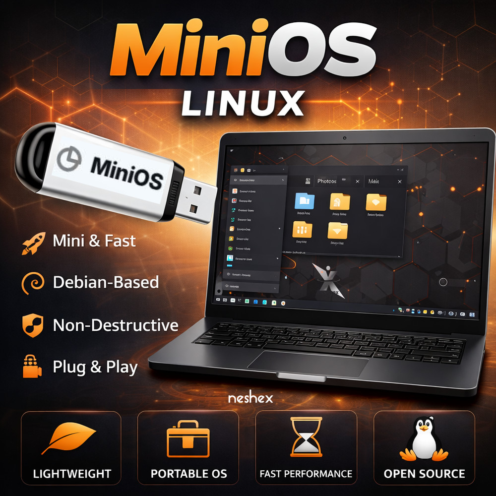 MiniOS Linux Latest Bootable USB Flash Drive