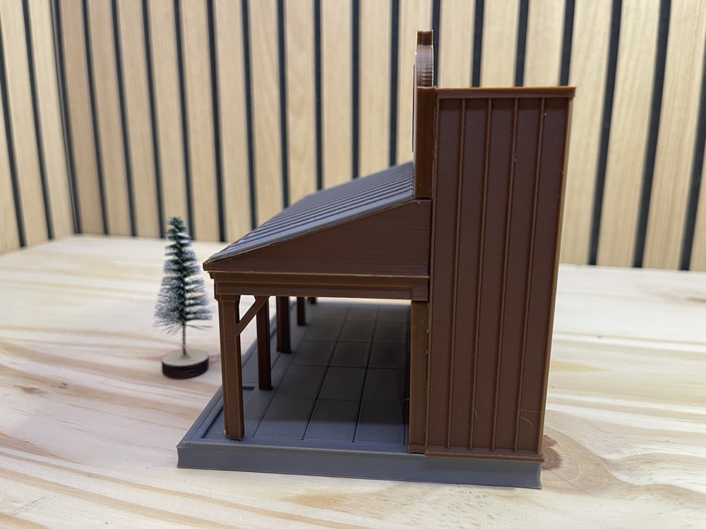 1/64 Scale Cracker Barrel Restaurant Building 3D Printed Model
