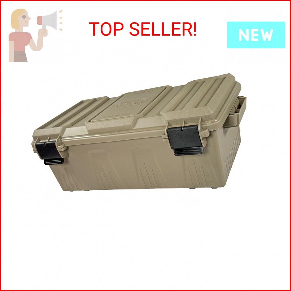 MTM ACDC30, Divided Ammo Crate Utility Box, Water- Resistant, Stackable, Snap La