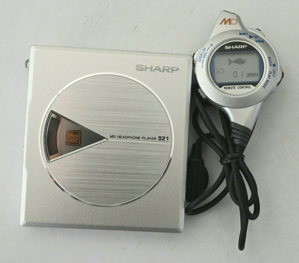 SHARP MD-J521 Portable Minidisc Player NOS