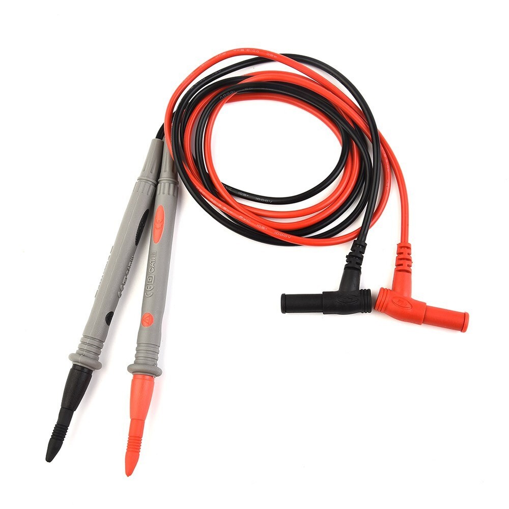 Quality Test Leads with Mini and Safety Clips for Clamp Volt Meter