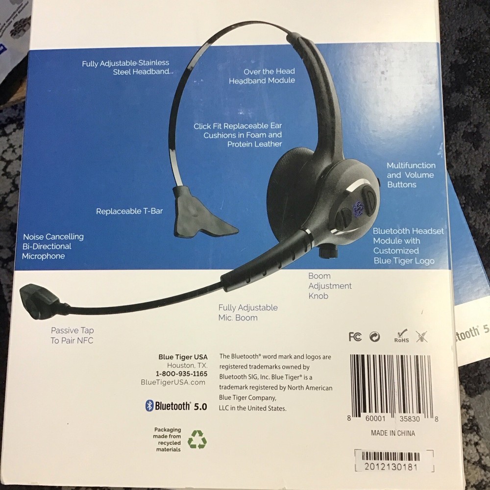 Blue Tiger Advantage Plus Headset