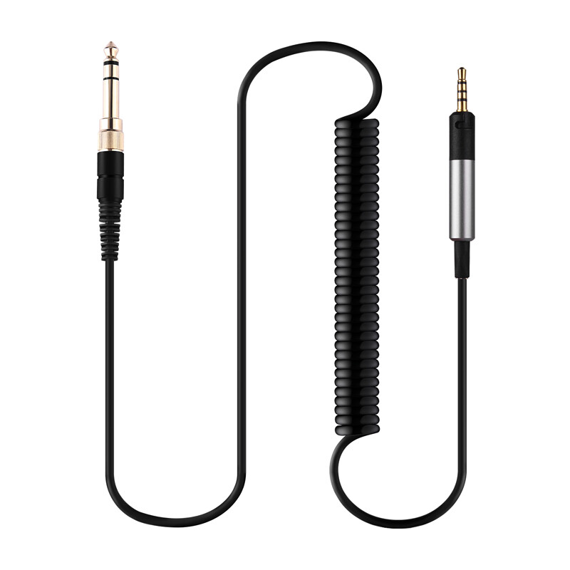 Coiled Spring Audio Cable For Ultrasone Signature DJ & Performance Master