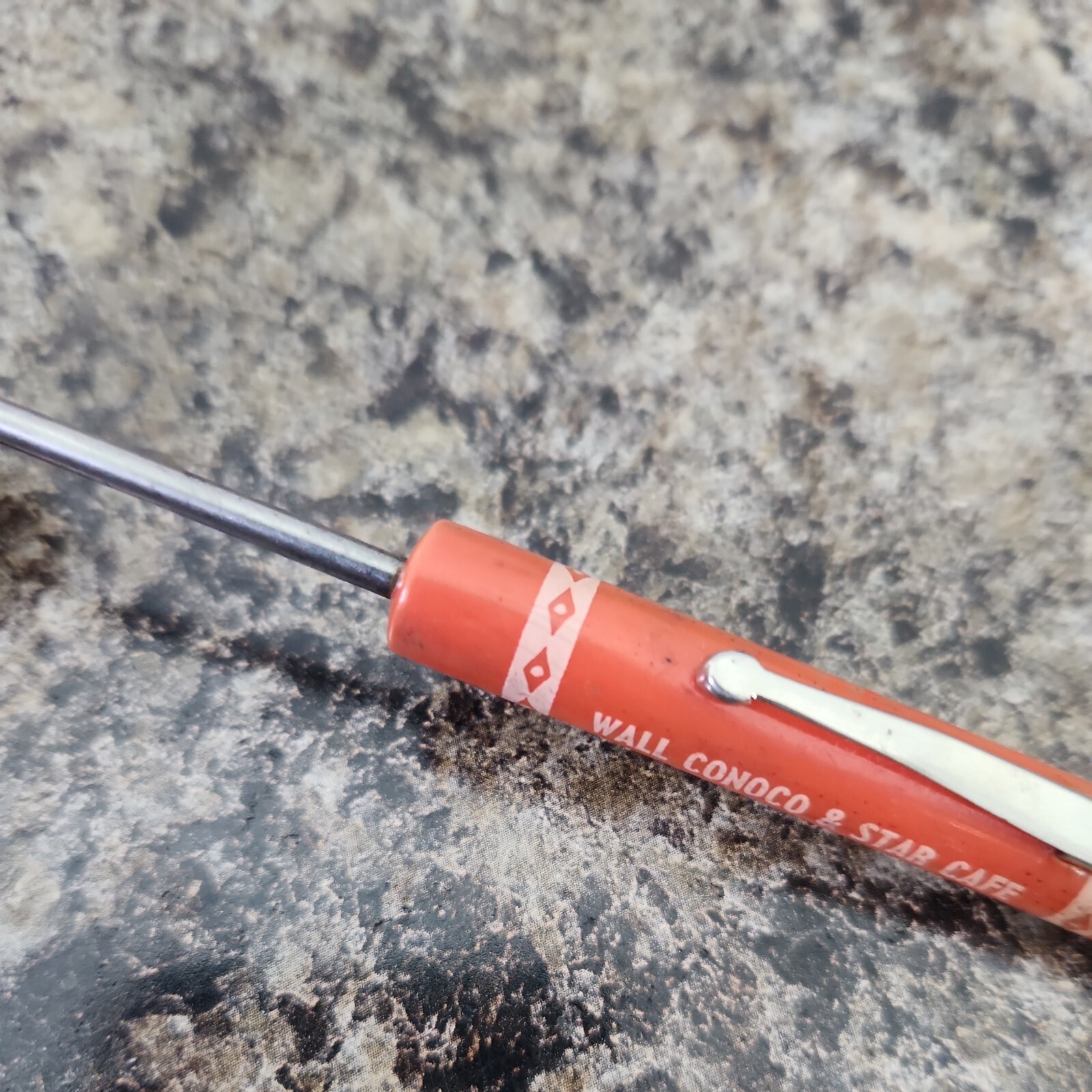 Vtg Wall Conoco & Star Cafe South Dakota Fischer Screw Driver