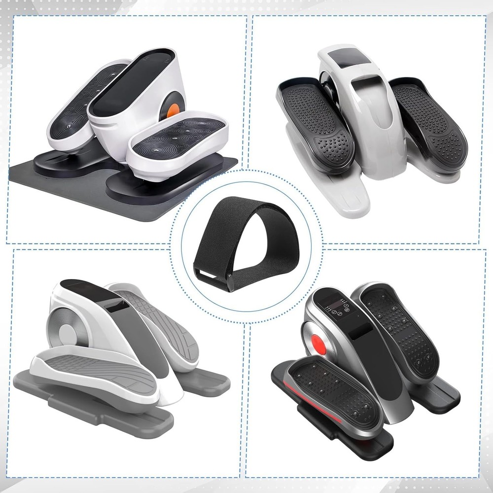 4 Pack Adjustable Non-Slip Elliptical Leg Exercise Straps