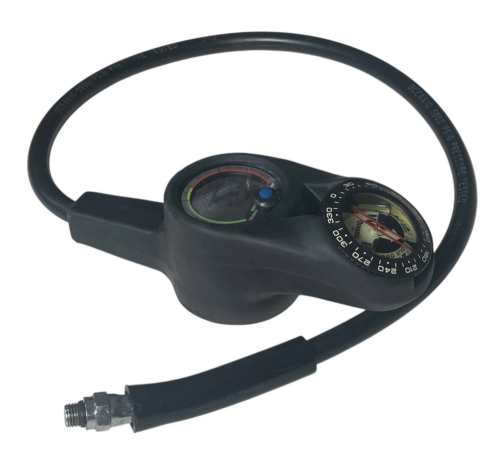 Oceanic Prodigy Dive Computer Compass PSI 3 Gauge Console Regulator Scuba Diving
