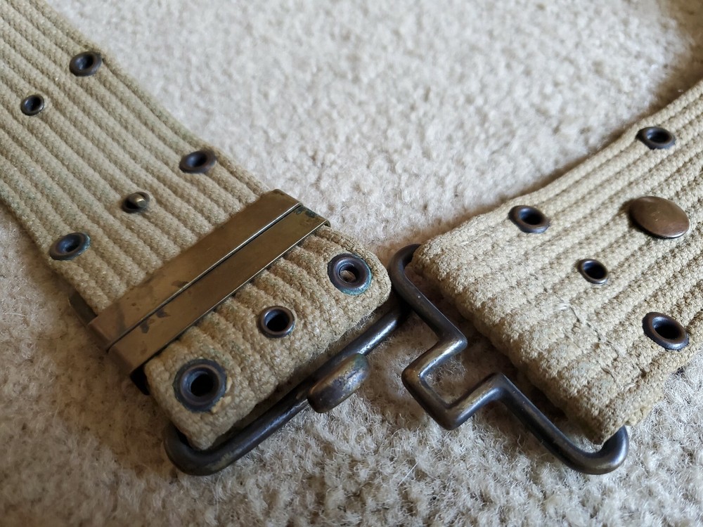 Military Or Hunting Basic Utility Belt Tan Adjustable