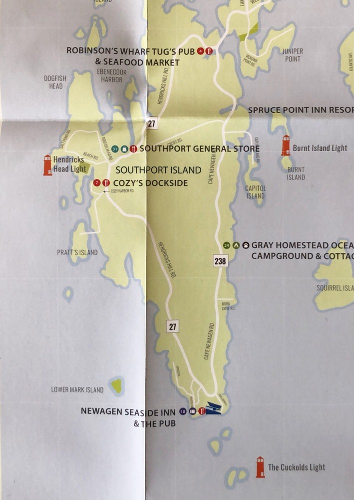 Boothbay Harbor Region Map (2024)
