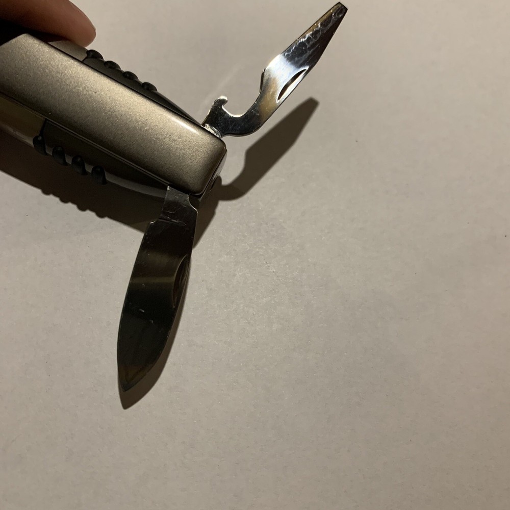 Tiger™ Classic, Vintage Single Torch Pocket Lighter Gray With Multi Tools