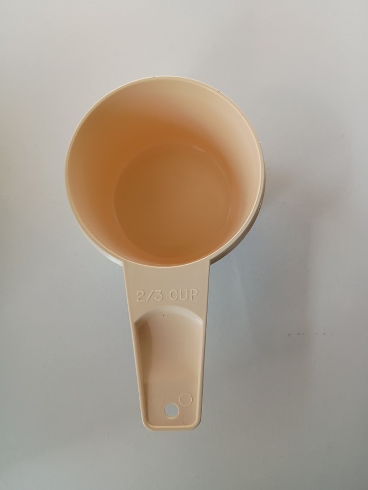 Tupperware 2/3 Measuring Cup Replacement Almond