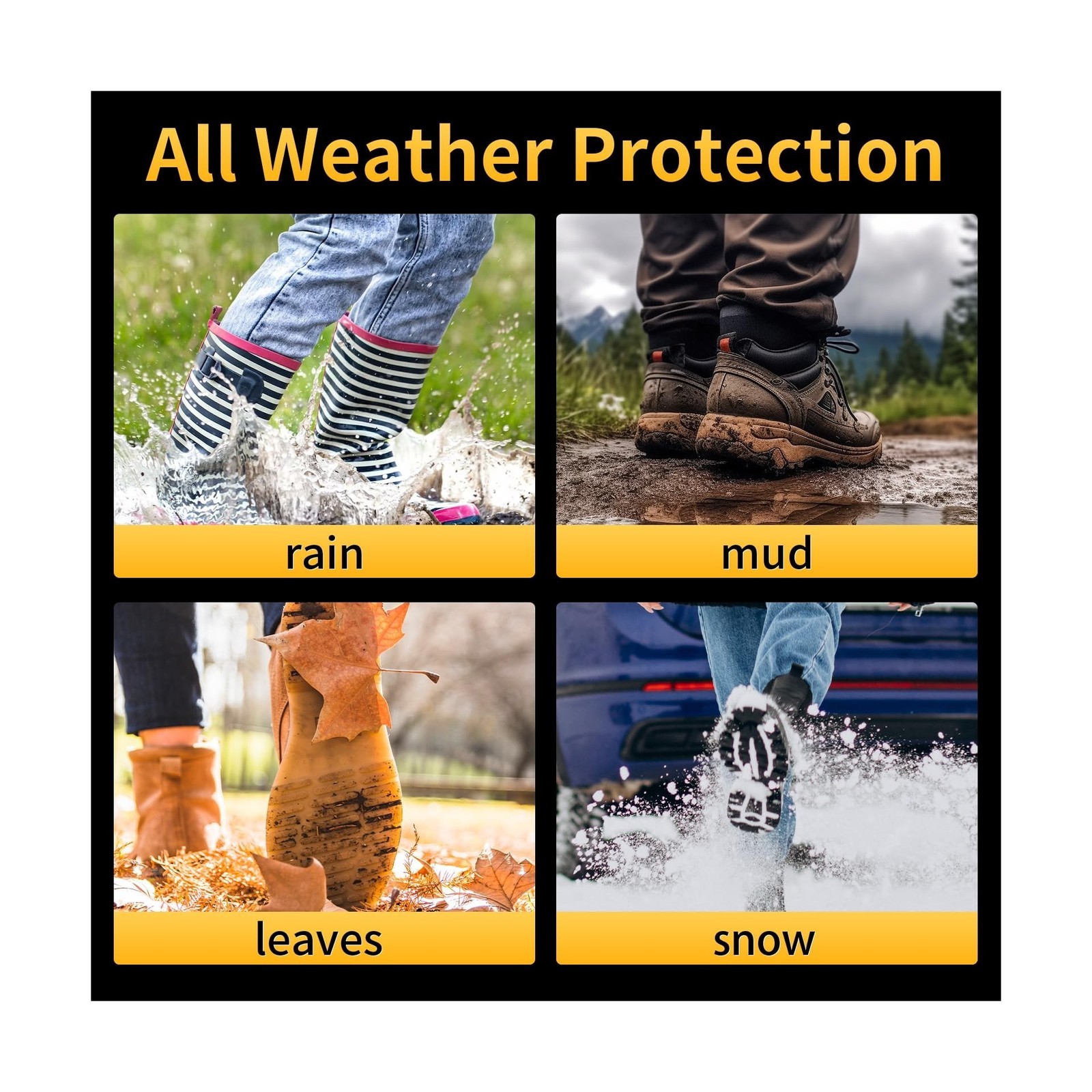 Floor Mats & Cargo Liner for Hyundai Santa FE 2021-2023(Not for Hybrid), All ...