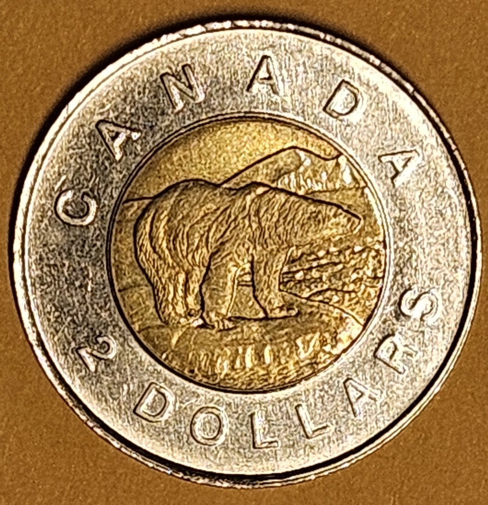 1996 Toonie Canada 2 Dollar Coin
