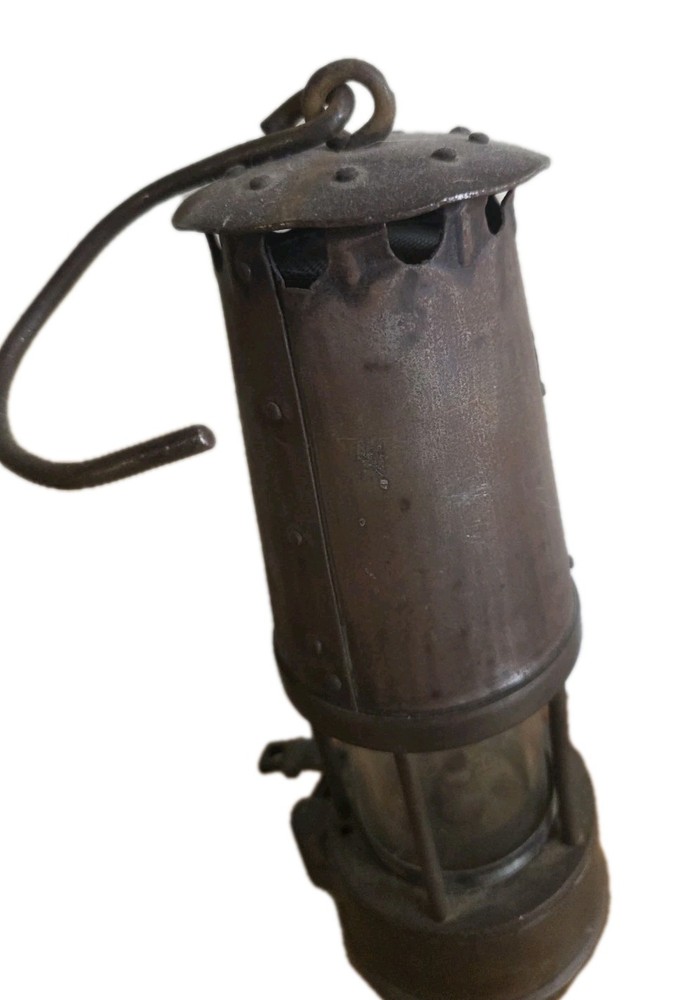 Protector Lamp & Lighting CO. Brass Miners Lamp Lantern