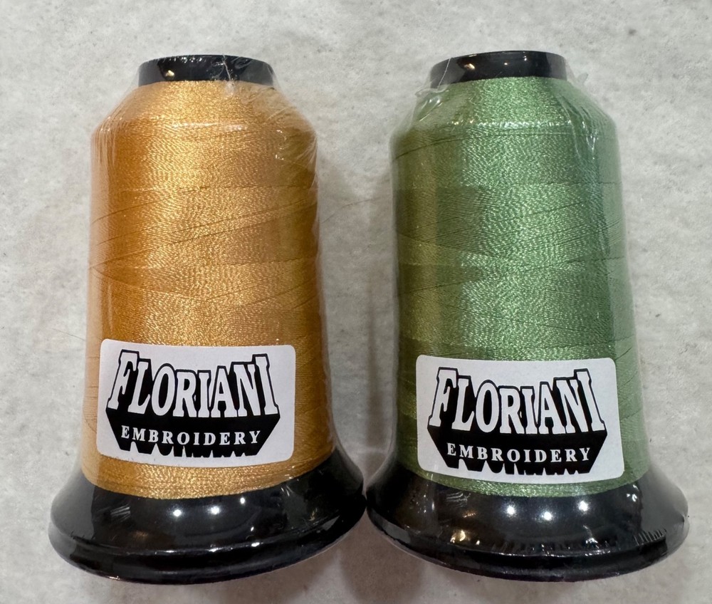 Floriani Embroidery Thread 10 New Spools Polyester Multiple Colors