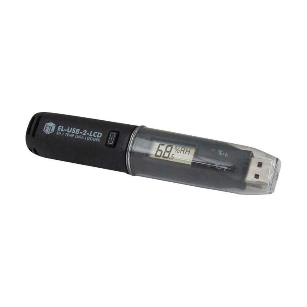 Lascar EL-USB-2-LCD Temp Data Logger, Black