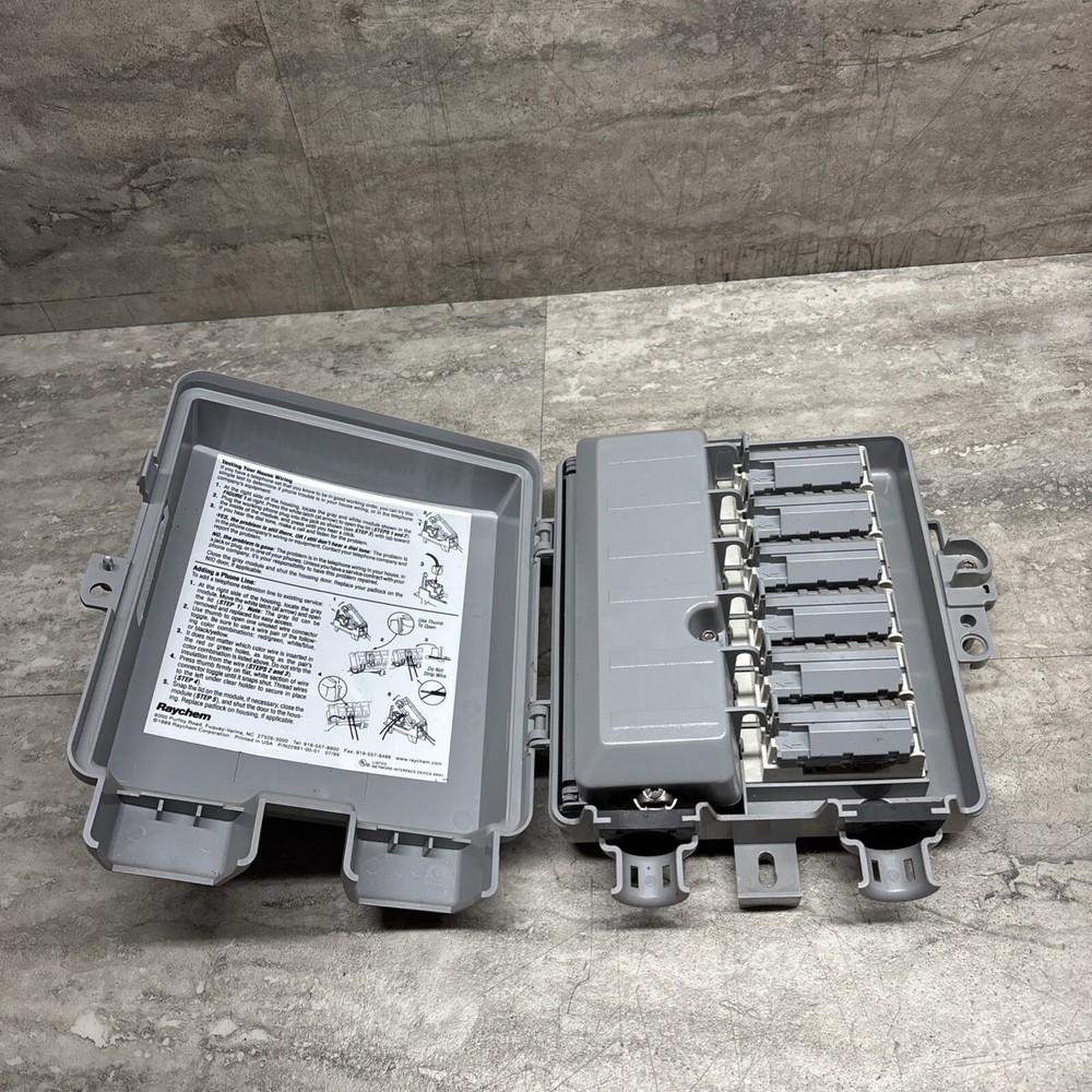 Raychem / US West Telephone Network Interface Device Box