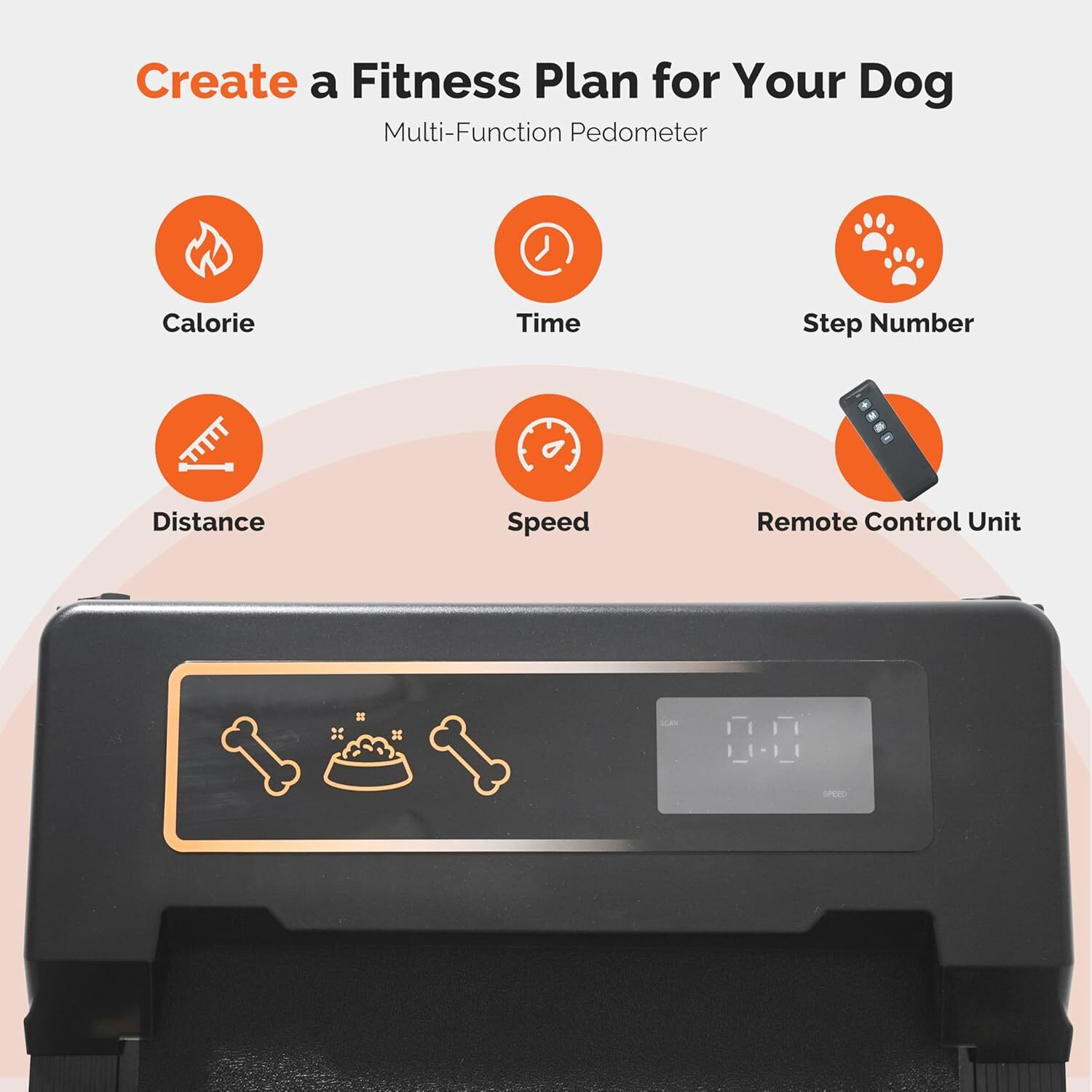 Dog Treadmill for Small to Medium Dogs – Pet Running Machine LED Display, Quiet