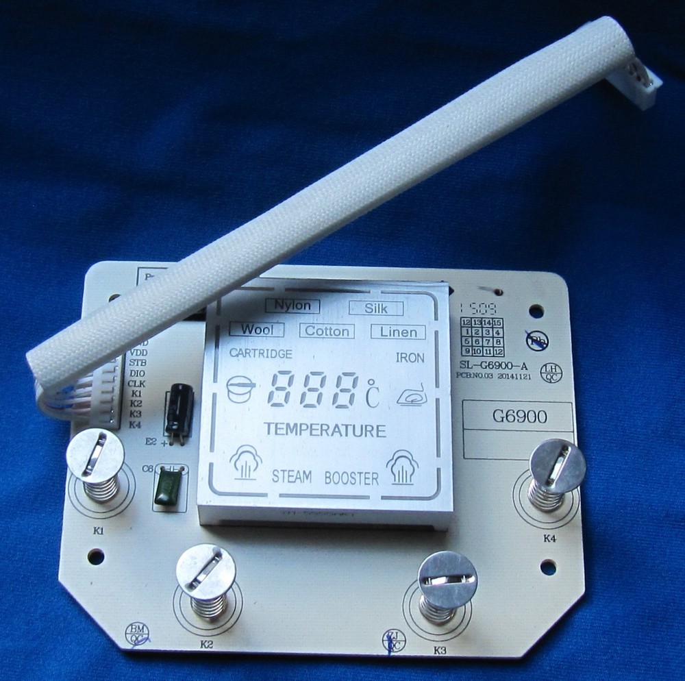 DISPLAY PCB FOR TEXI APOLLO 68/101 STEAM / FUSING PRESS - 220V