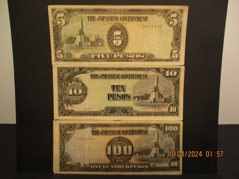 JAPANESE GOVERNMENT PESO NOTES
