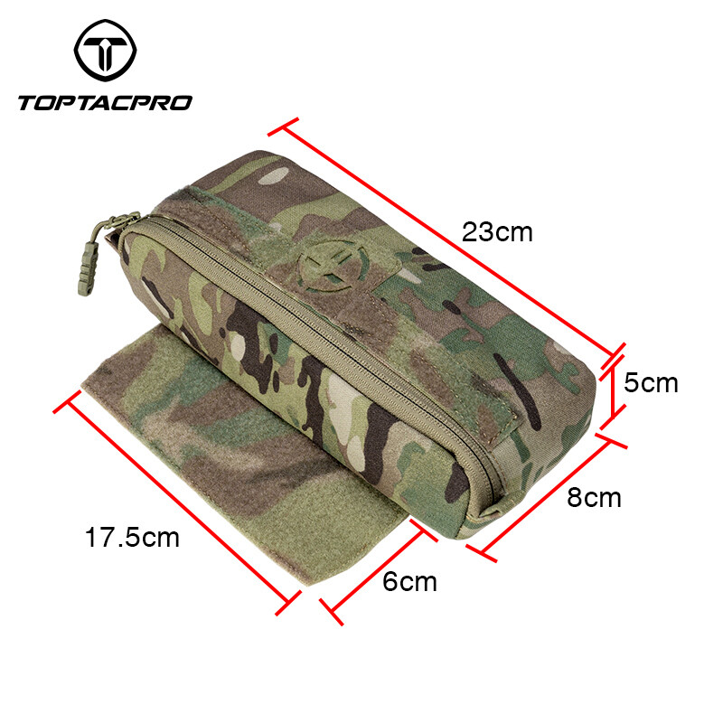 TOPTACPRO Tactical Dump Pouch Ferro Style Drop Pouch Hook&Loop D3 JPC FCPC MK4