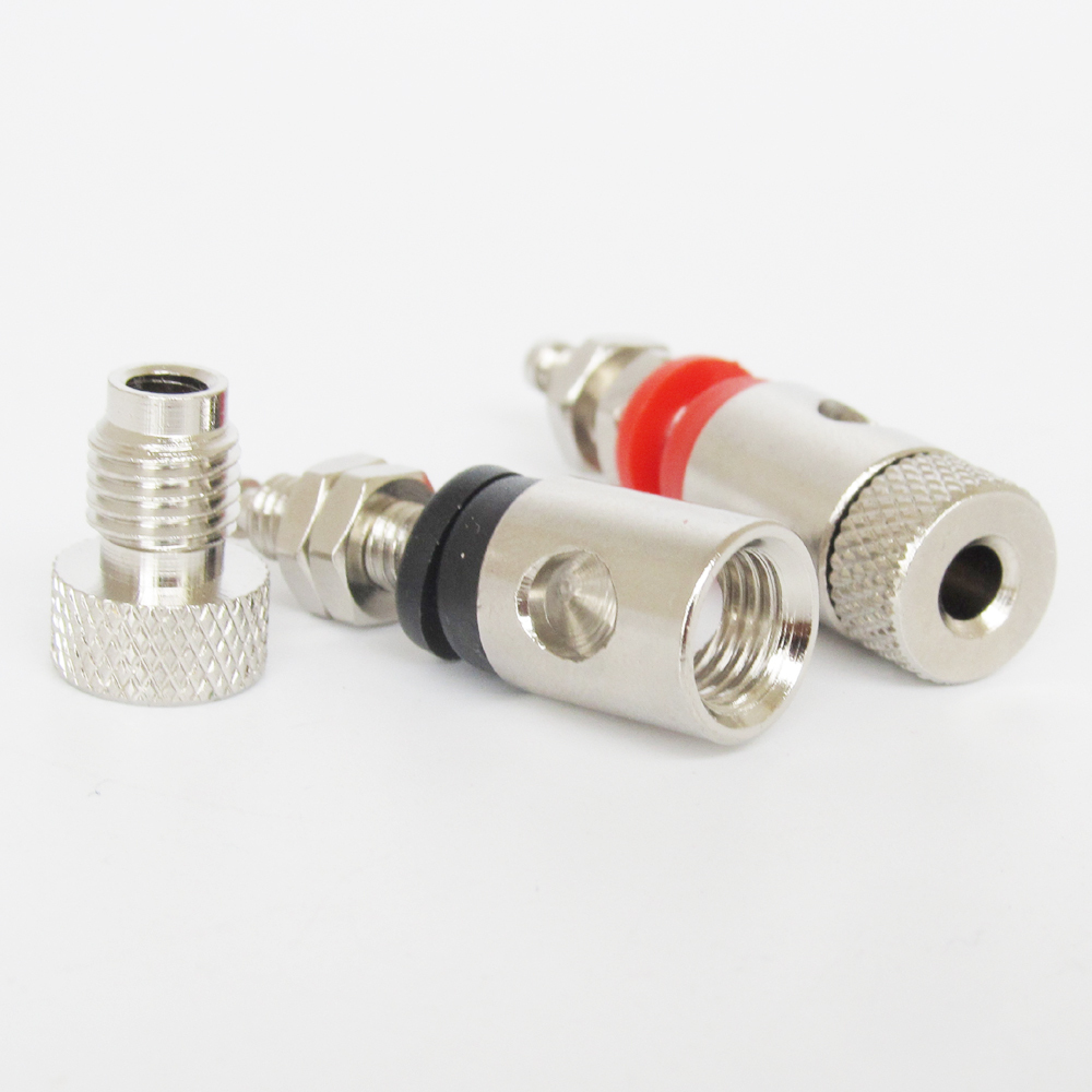 10pcs Nickel Plated Binding Post 4mm Banana Plug Amplifier Speaker Audio Socket