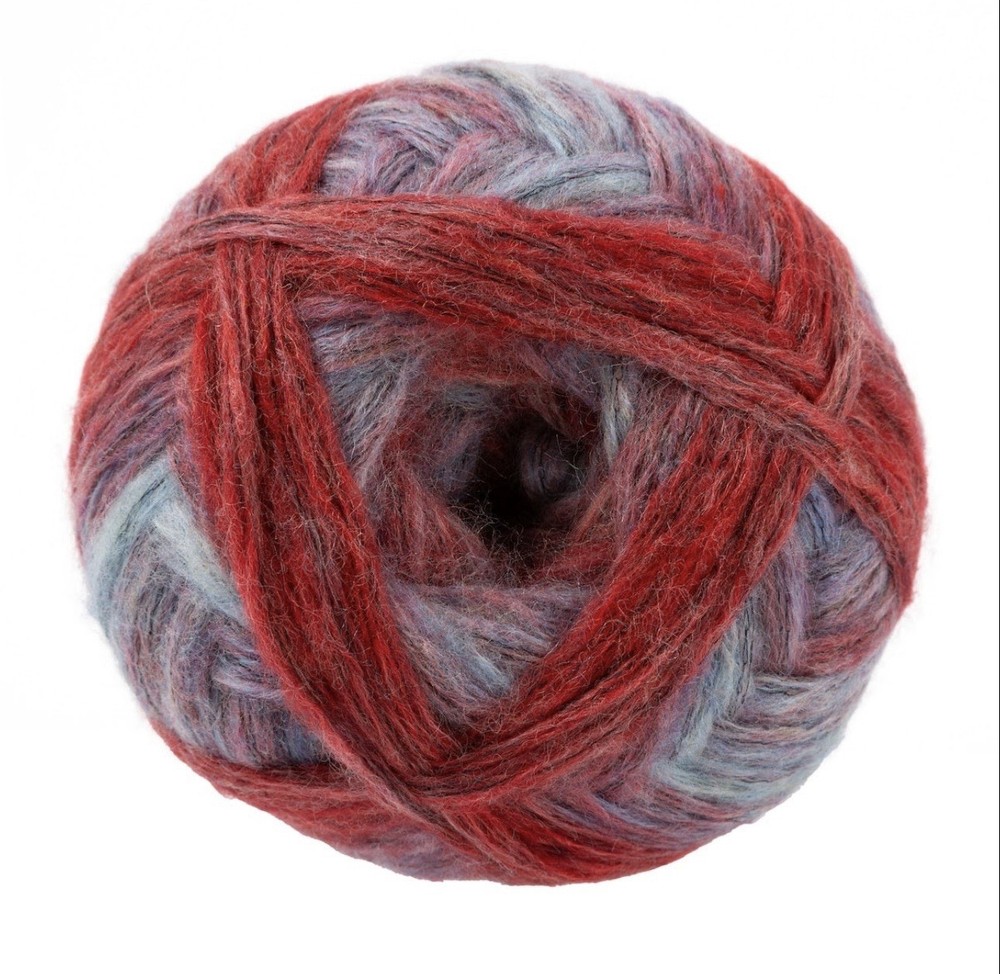 Loops & Threads® Skyscape™ Yarn Burgundy & Light Blue Multi