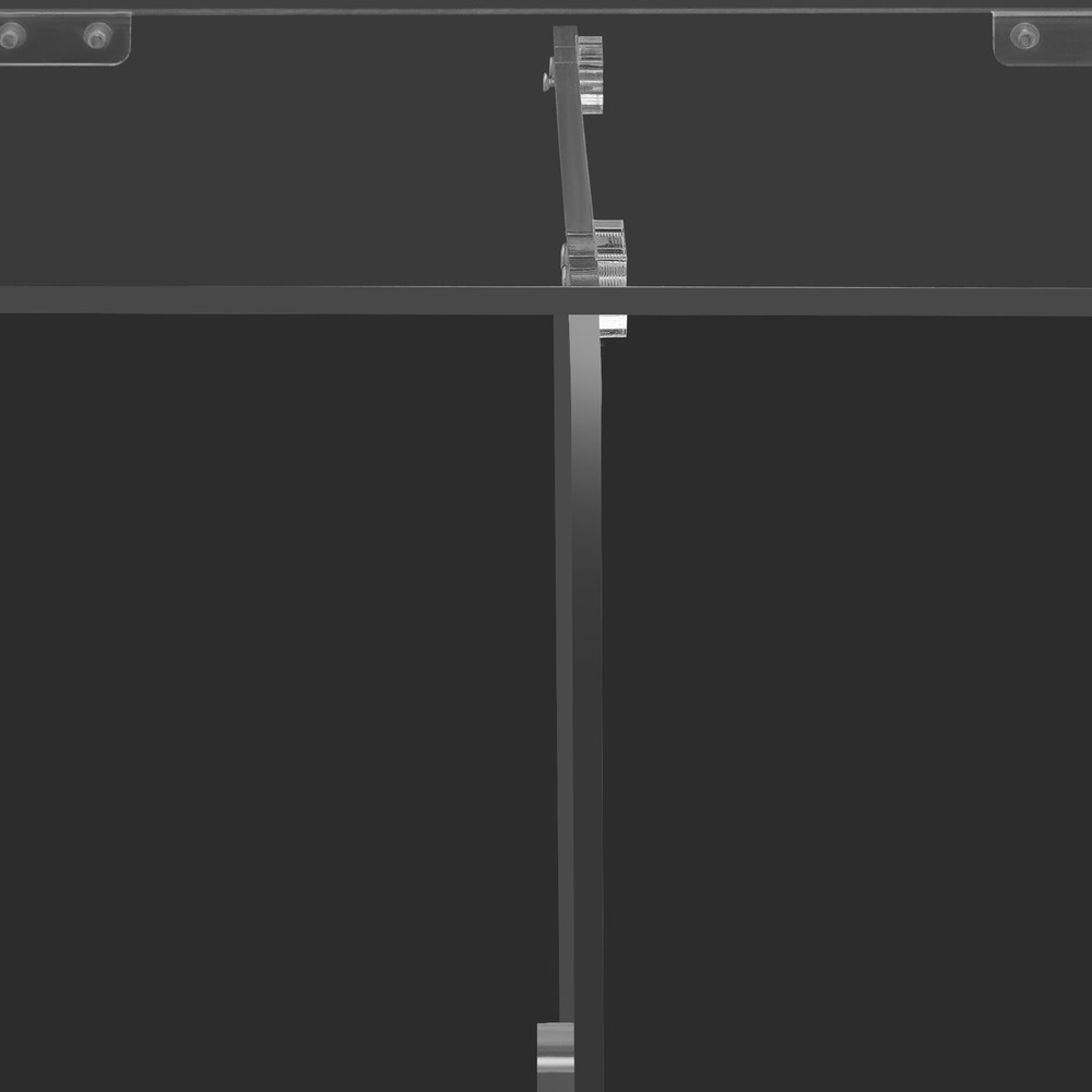 Acrylic Side Table, End Table, Free Standing Clear Modern Bedside Table