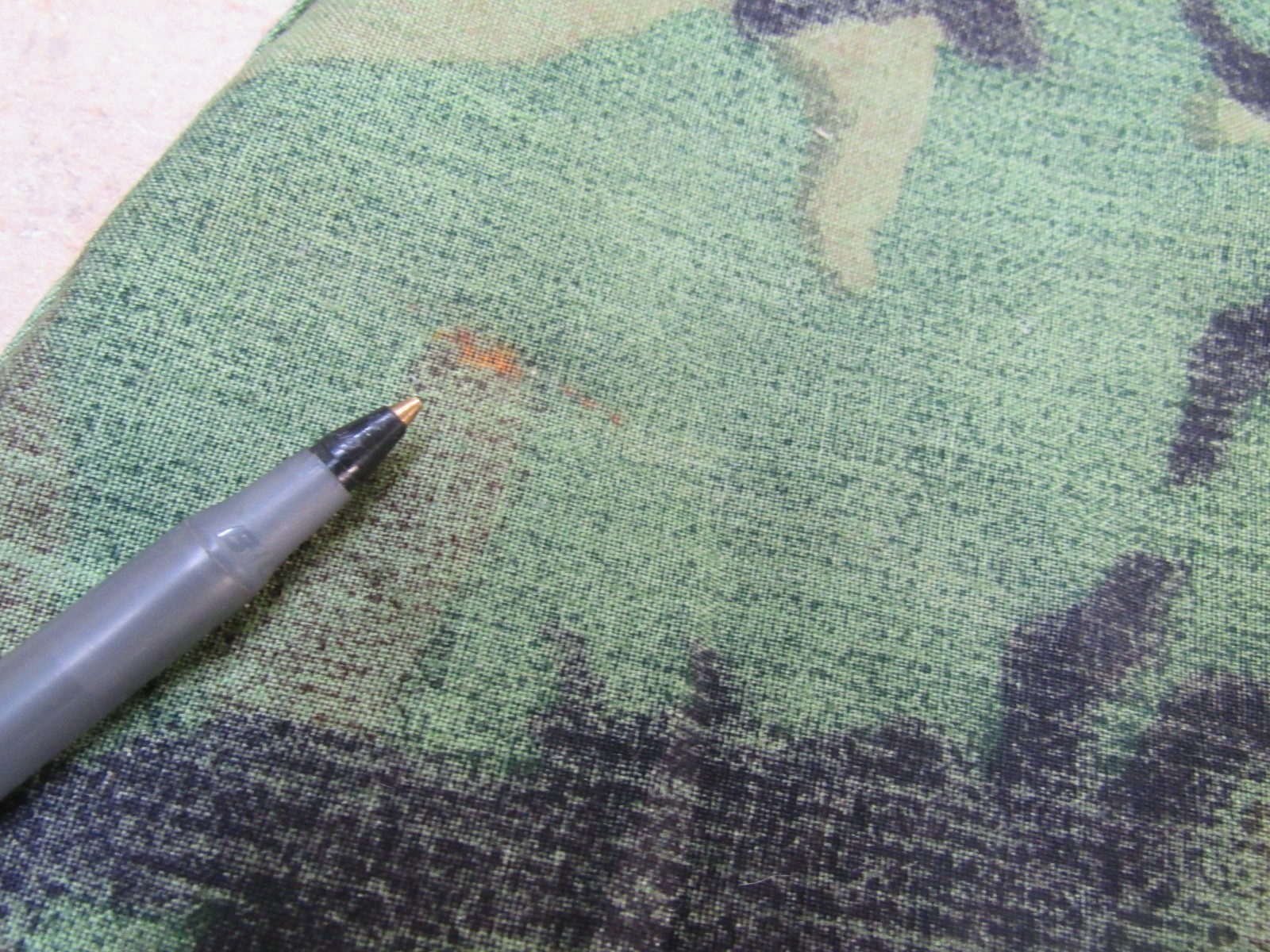 US Vietnam Era M1 Helmet Cover Erdl Woodland Camouflage Dated 1969 Original