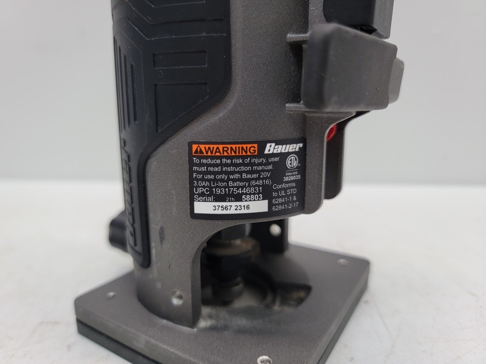 Bauer 21121CR-B Variable Speed Compact Router