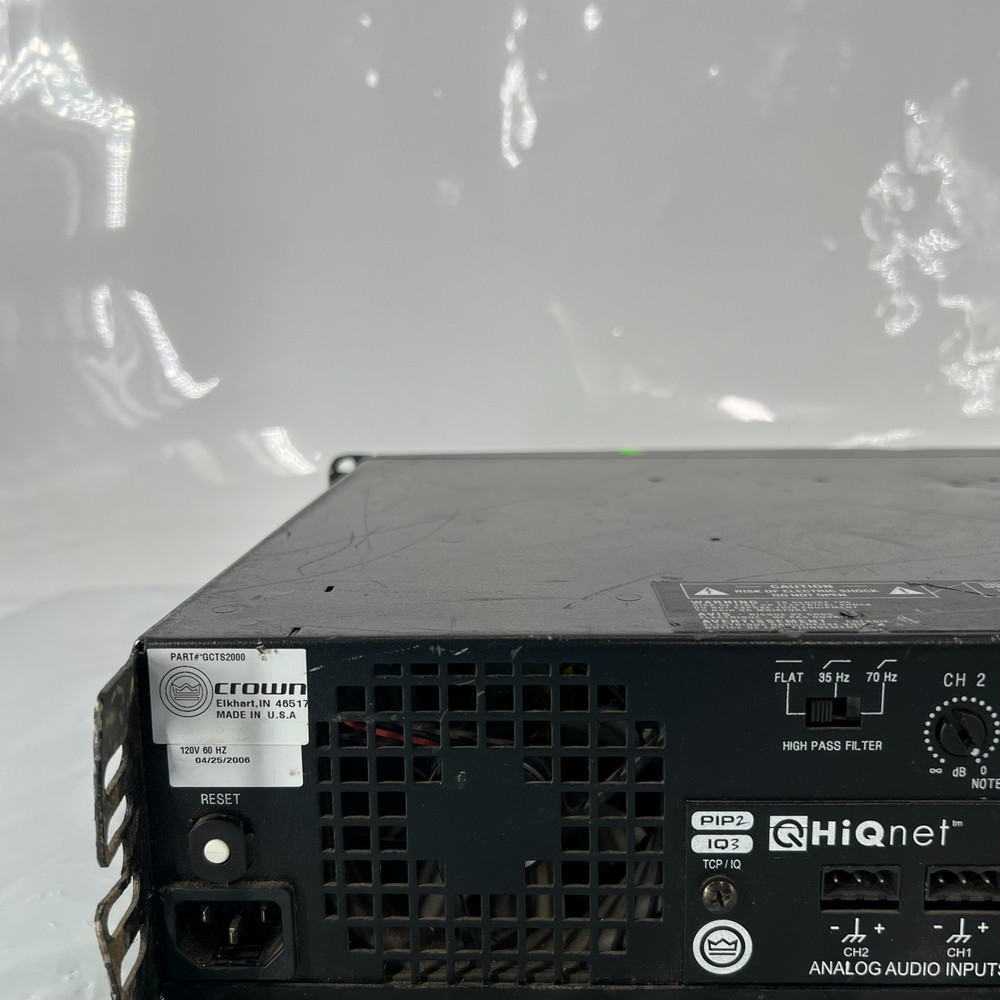 Crown CTS-2000 Two-Channel Power Amplifier
