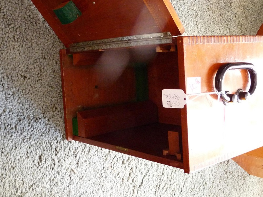 BAKER MICROSCOPE W CASE AND LENSES 4- 879