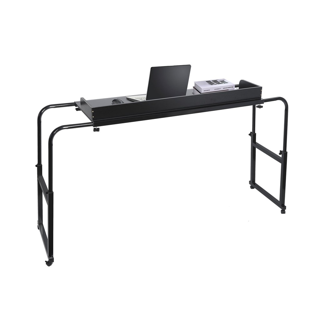 Overbed Table Mobility Table Cross Bed Height & Length Adjustable Over Bed Desk