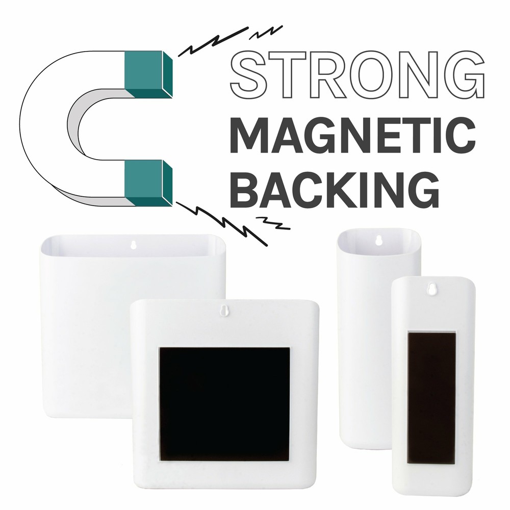 Magnetic Lint Bins - White (Combo Pack)