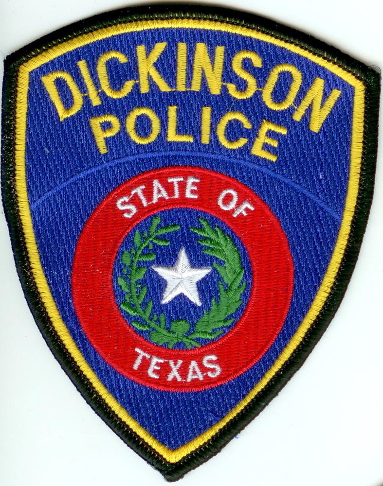 Dickinson Police Patch Texas TX
