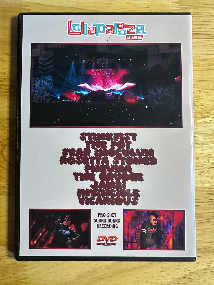 TOOL - Lollapalooza Live in Bueanas Aires DVD Maynard Perfect Circle