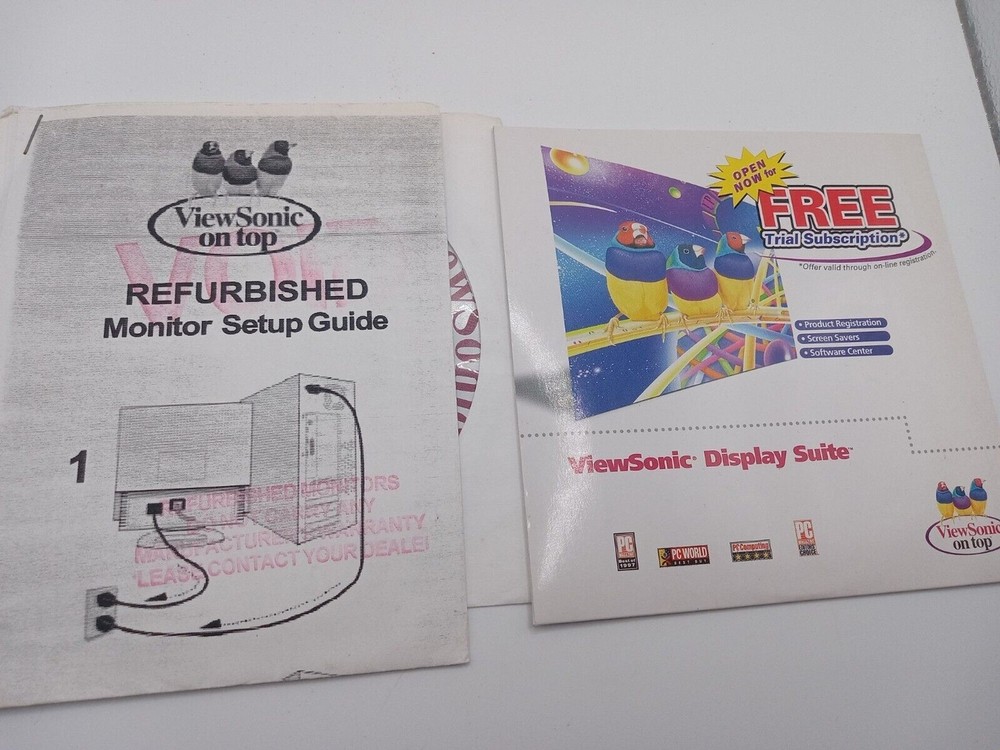 ViewSonic Display Suite Software Installation CD, Mac OS & Windows / A-CD-VSWW2