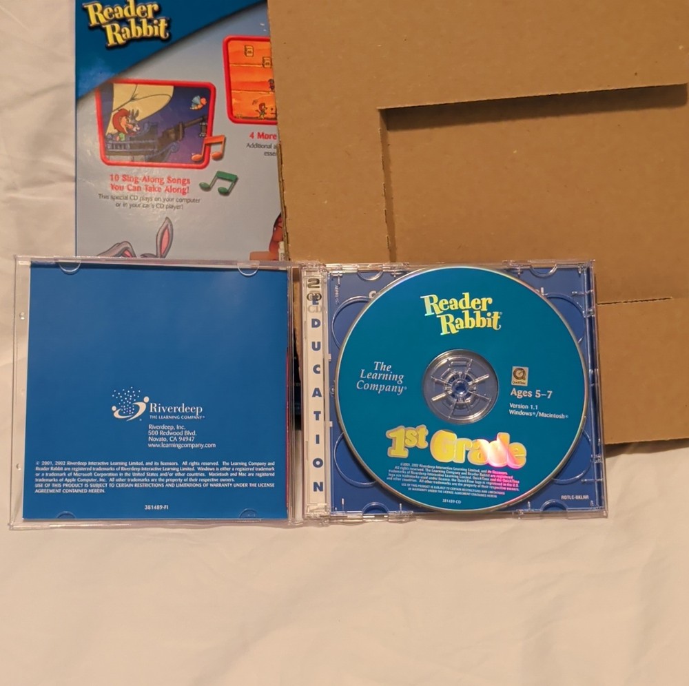 The Learning Company Reader Rabbit 1st Grade Special 2 CD Edition CD-ROM