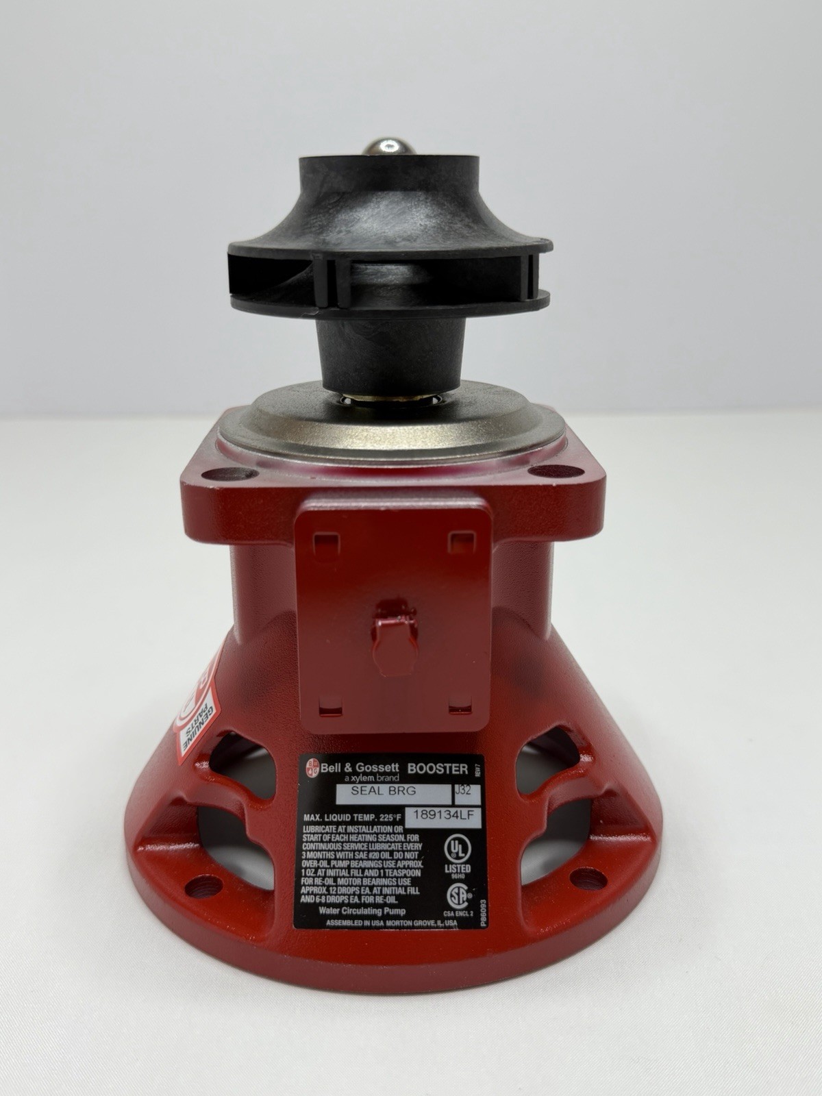 Bell & Gossett 189134LF Bearing Assembly Series 100 with Impeller