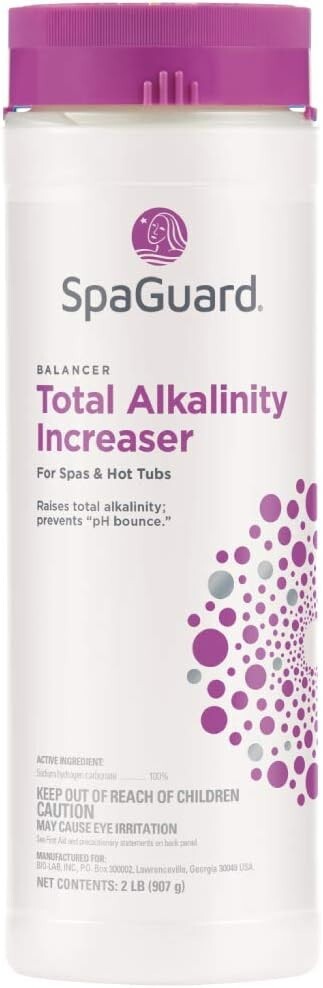 SpaGuard Total Alkalinity Increaser Balancer for Spas and Hot Tubs 2 lb (3 Pack)