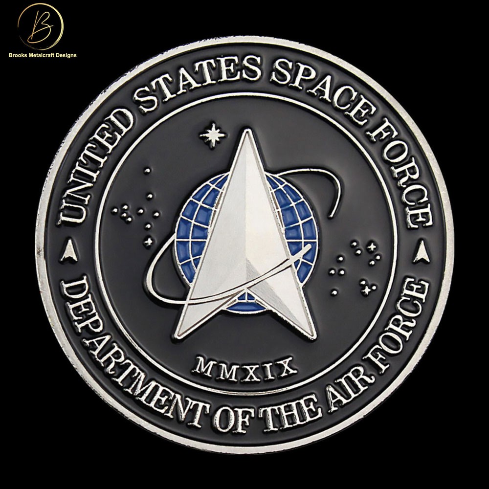 US Space Force Logo US Command Commemorative Challenge Coin