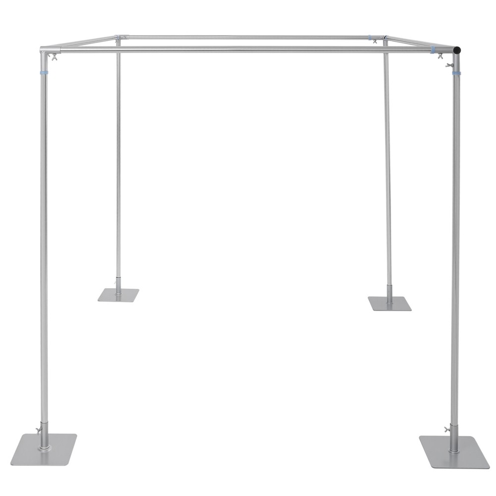 10FT Adjustable 4 Post Height Canopy Mandap Hardware Kit Wedding Party Stand