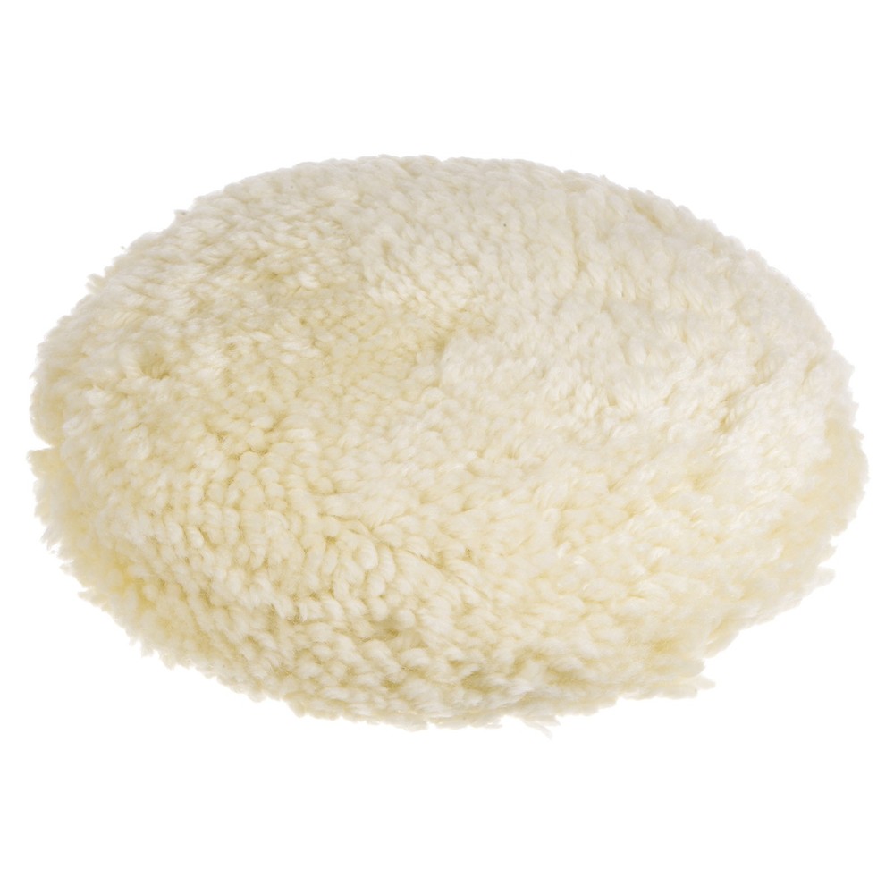 Wool Polishing Pads 7 inch Wool Buffing Pad with Hook and Loop Back