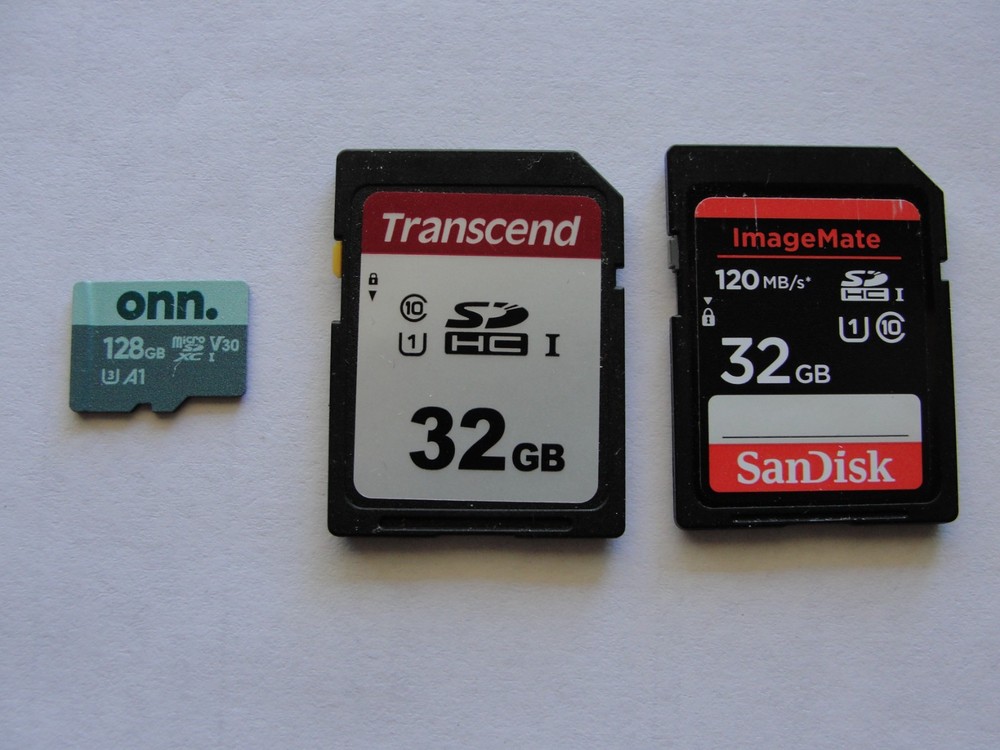 SD MEMORY CARDS BUNDLE OF 31 ( 3276 GB )
